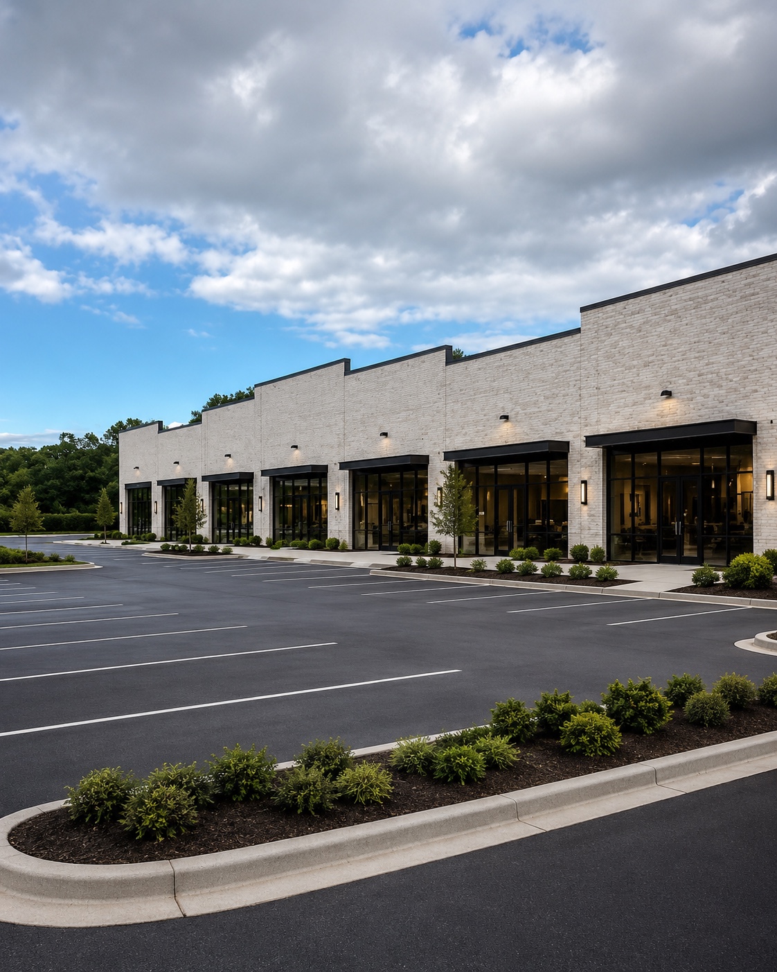 Commercial construction project by Elite Construction and Design