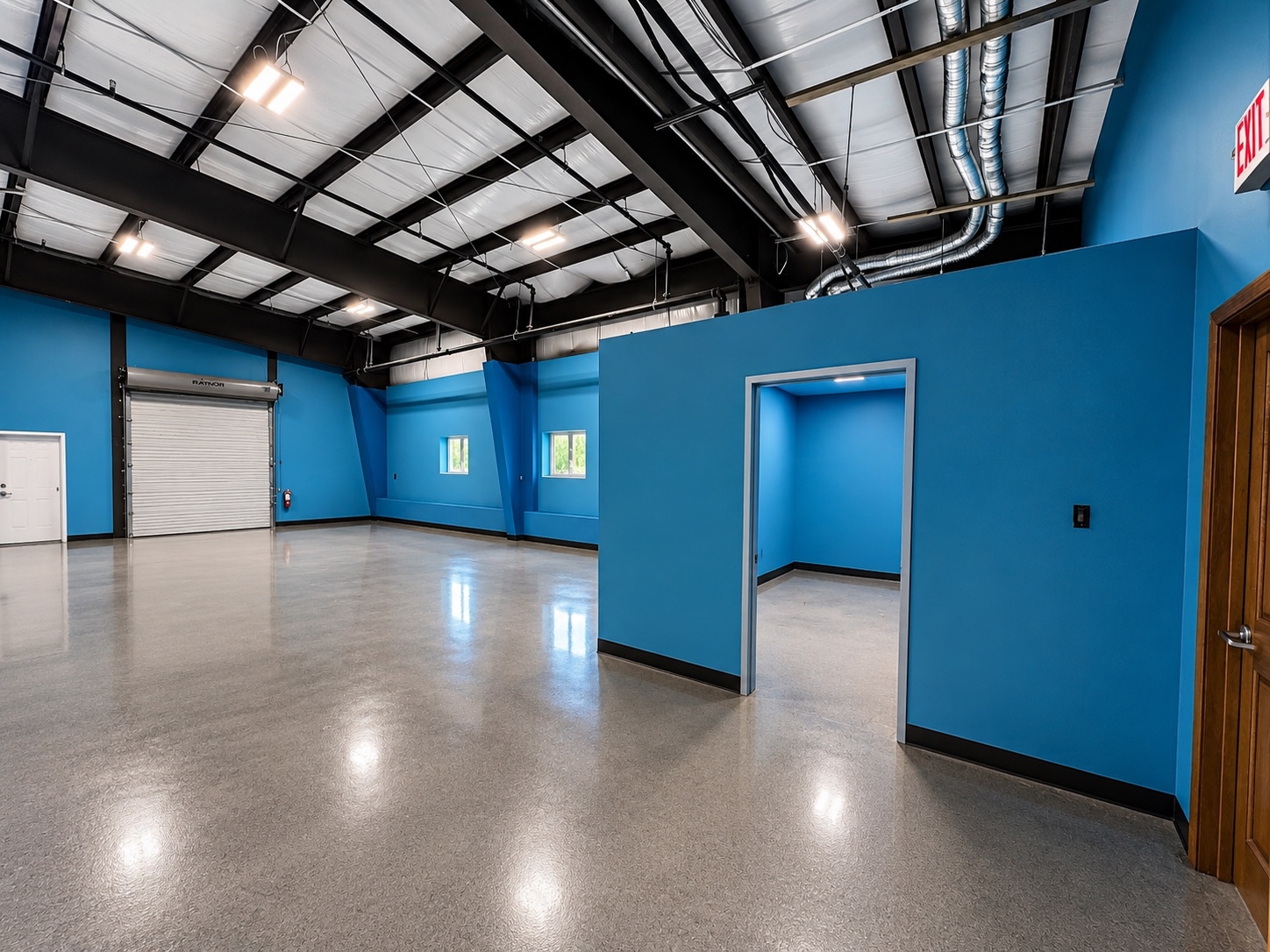 Commercial build-out by Elite Construction and Design